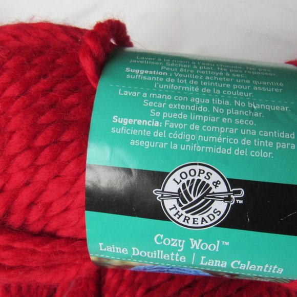 4+sks Bulky(weght 6) yarn, Wool/Acrylic, Lion Brand, Brand:Loops & Threads - Picture 4 of 7